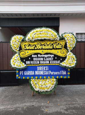 Papan Bunga Duka di Marongge