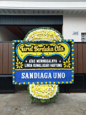 Papan Bunga Duka di Marongge